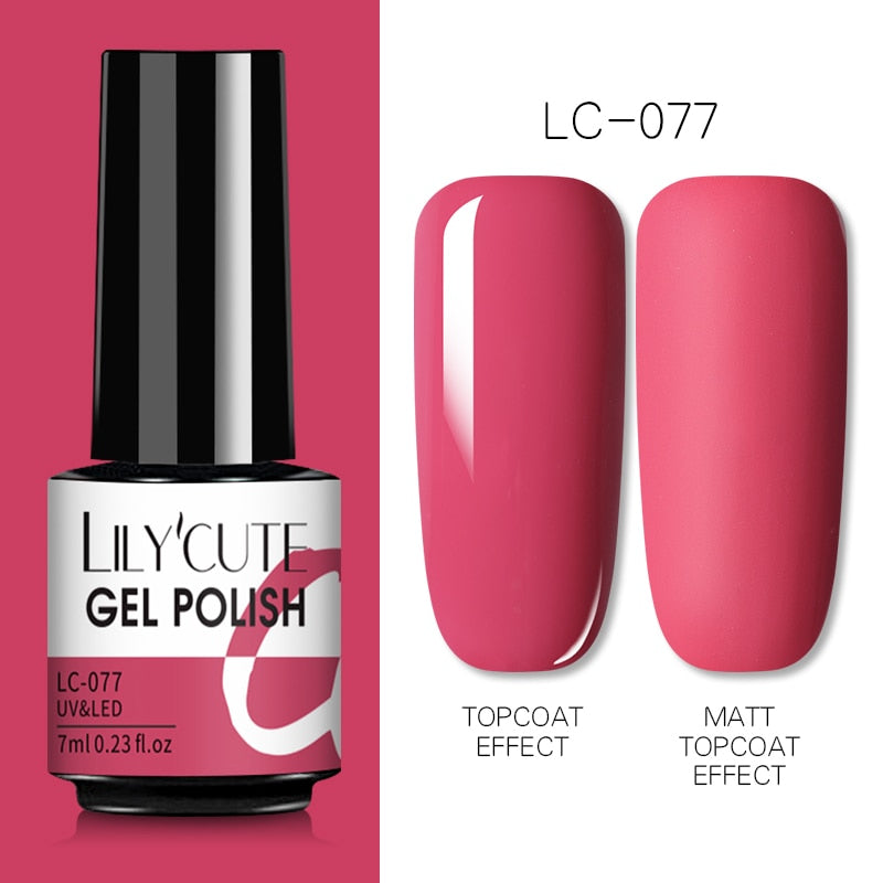 7ML Gel Nail Polish Nude Semi-Permanent Nail Polish For Nails Soak Off UV LED UV Gel DIY Nail Art Gel Varnishes
