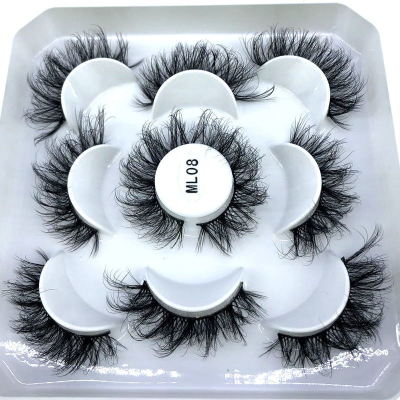 5 Pairs Natural Lashes
