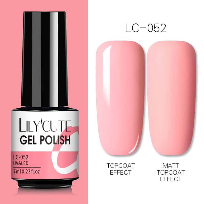 7ML Gel Nail Polish Nude Semi-Permanent Nail Polish For Nails Soak Off UV LED UV Gel DIY Nail Art Gel Varnishes