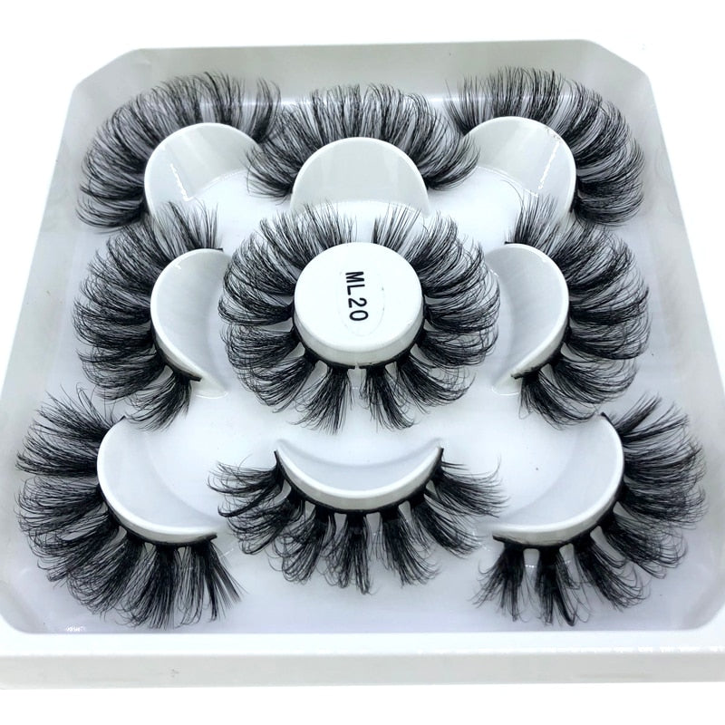 5 Pairs Natural Lashes