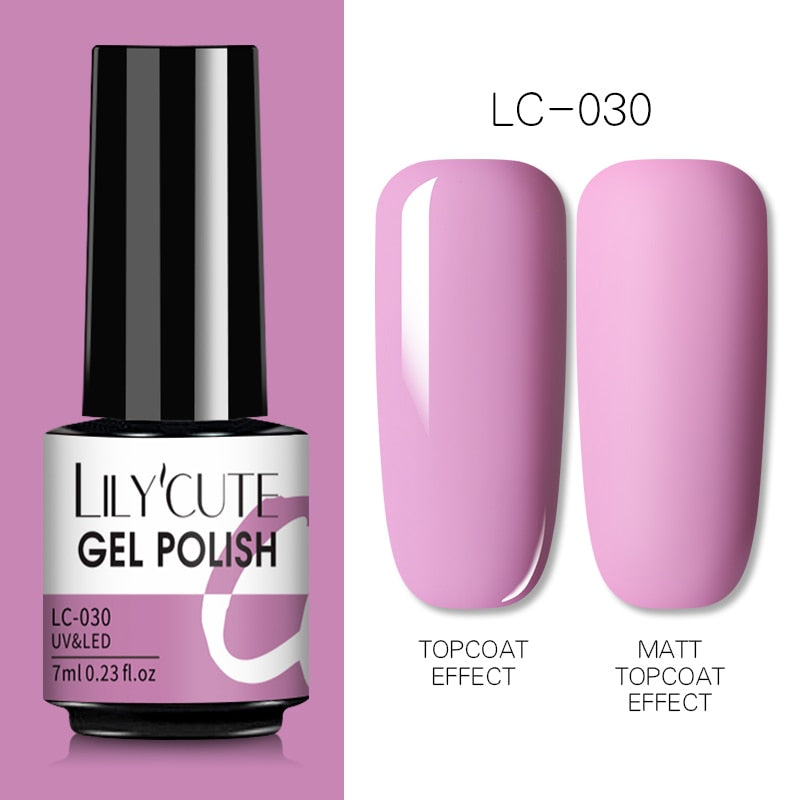 7ML Gel Nail Polish Nude Semi-Permanent Nail Polish For Nails Soak Off UV LED UV Gel DIY Nail Art Gel Varnishes