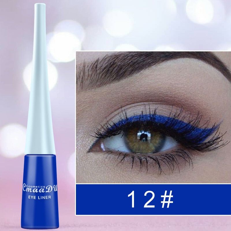 Colorful Liquid Eyeliner Waterproof Long Lasting