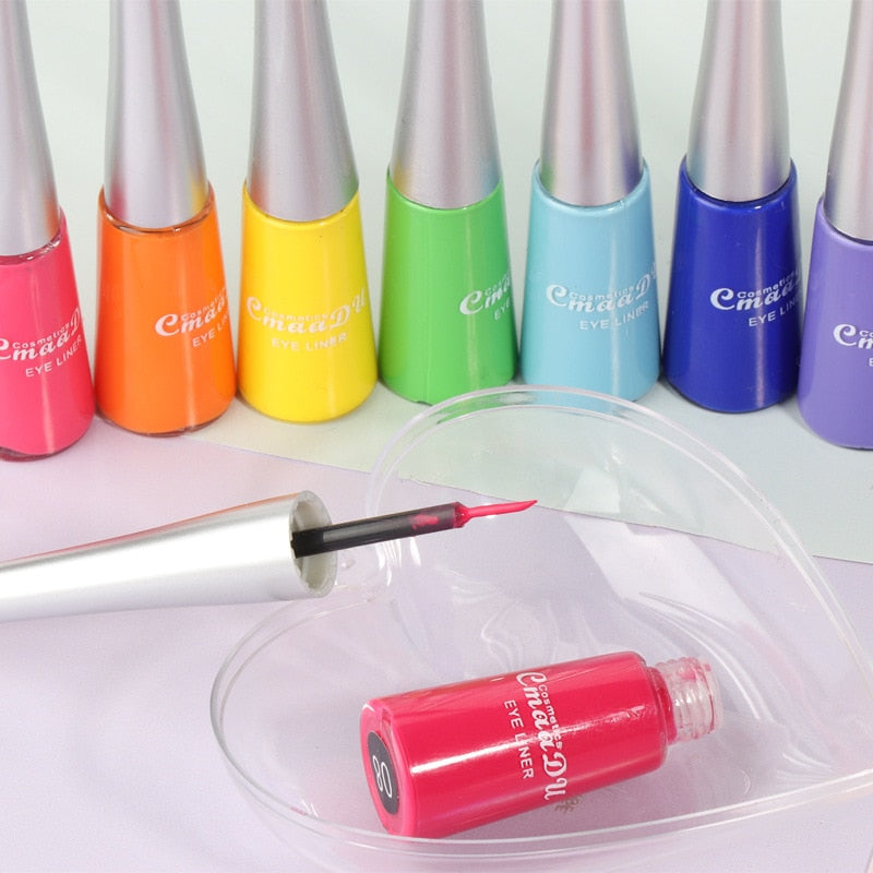 Colorful Liquid Eyeliner Waterproof Long Lasting