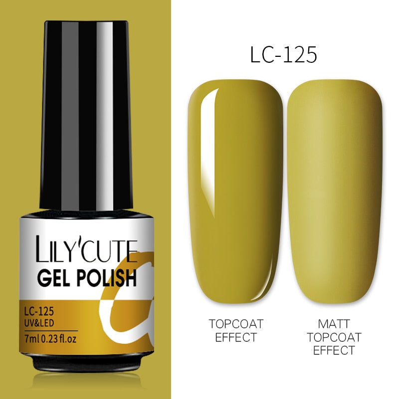 7ML Gel Nail Polish Nude Semi-Permanent Nail Polish For Nails Soak Off UV LED UV Gel DIY Nail Art Gel Varnishes