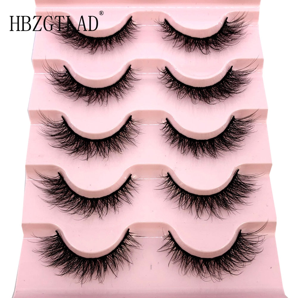 5 Pairs Natural Lashes