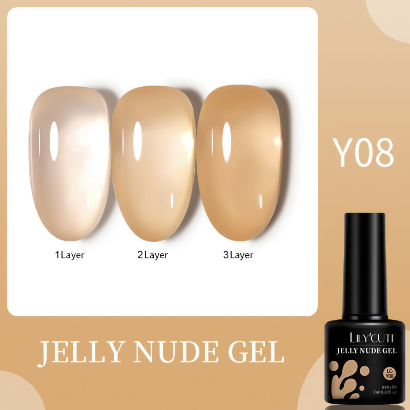7ML Gel Nail Polish Nude Semi-Permanent Nail Polish For Nails Soak Off UV LED UV Gel DIY Nail Art Gel Varnishes