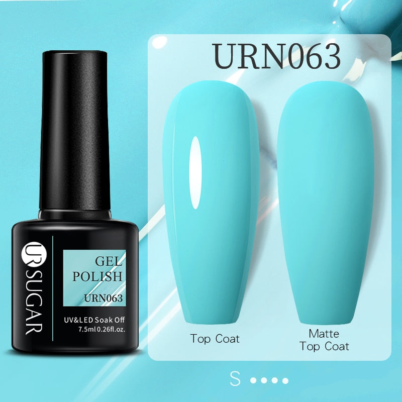 Sparkling Gel Nail Polish Reflective Glitter Semi Permanent Need Base Top Coat 7.5ml