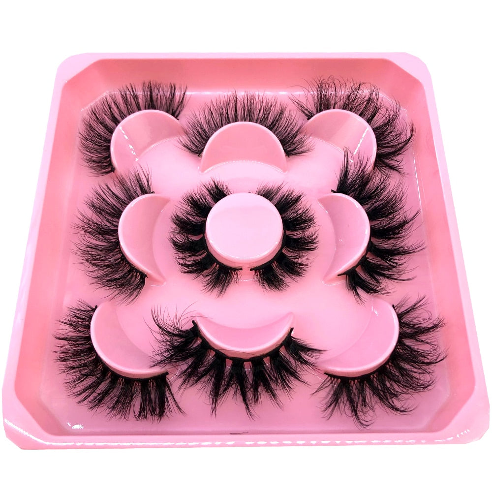 5 Pairs Natural Lashes