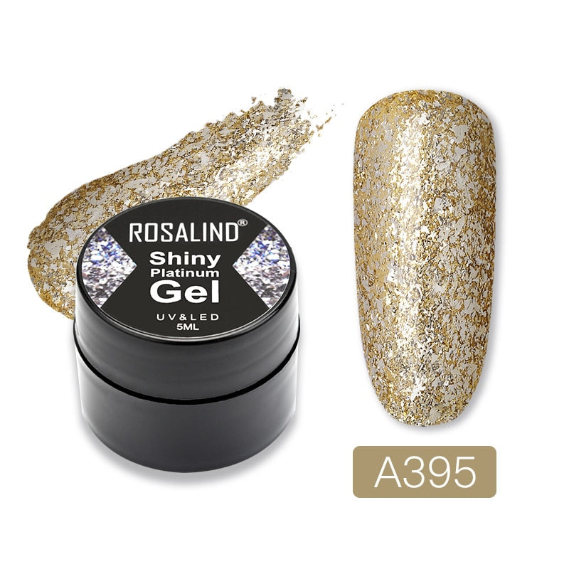 Gel Nail Polish Glitter Paint Hybrid