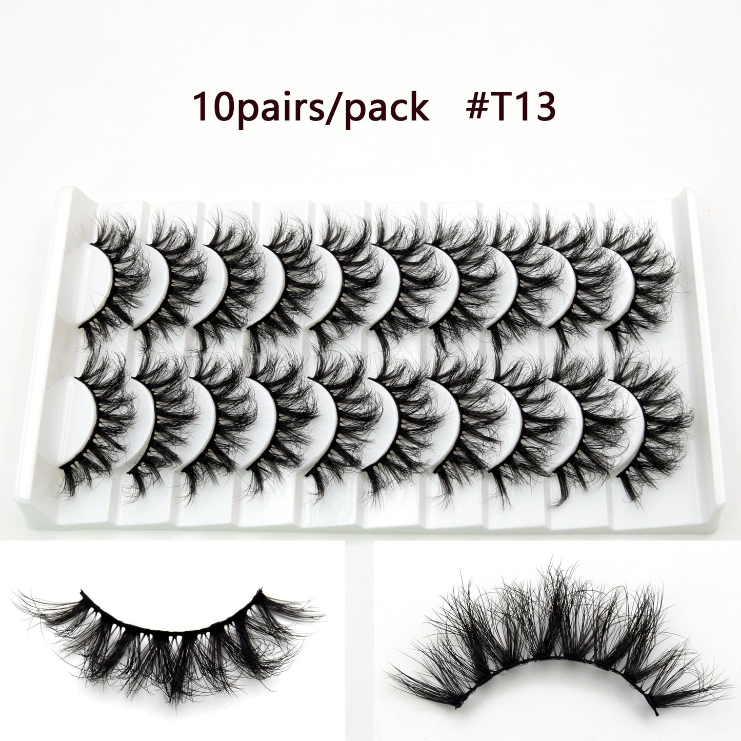 5D Mink Lashes Long Lasting Natural Dramatic Volume