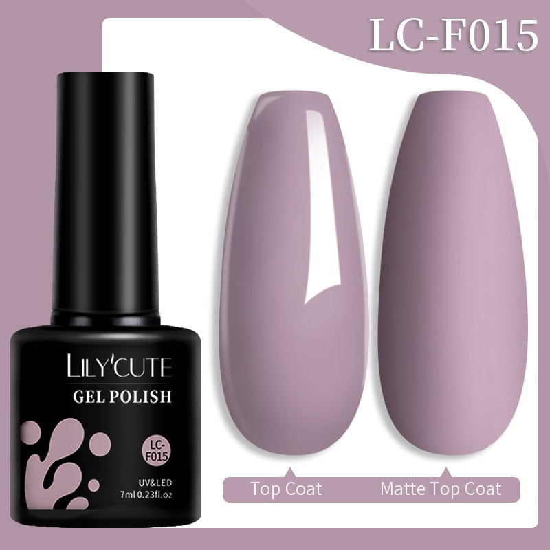 7ML Gel Nail Polish Nude Semi-Permanent Nail Polish For Nails Soak Off UV LED UV Gel DIY Nail Art Gel Varnishes
