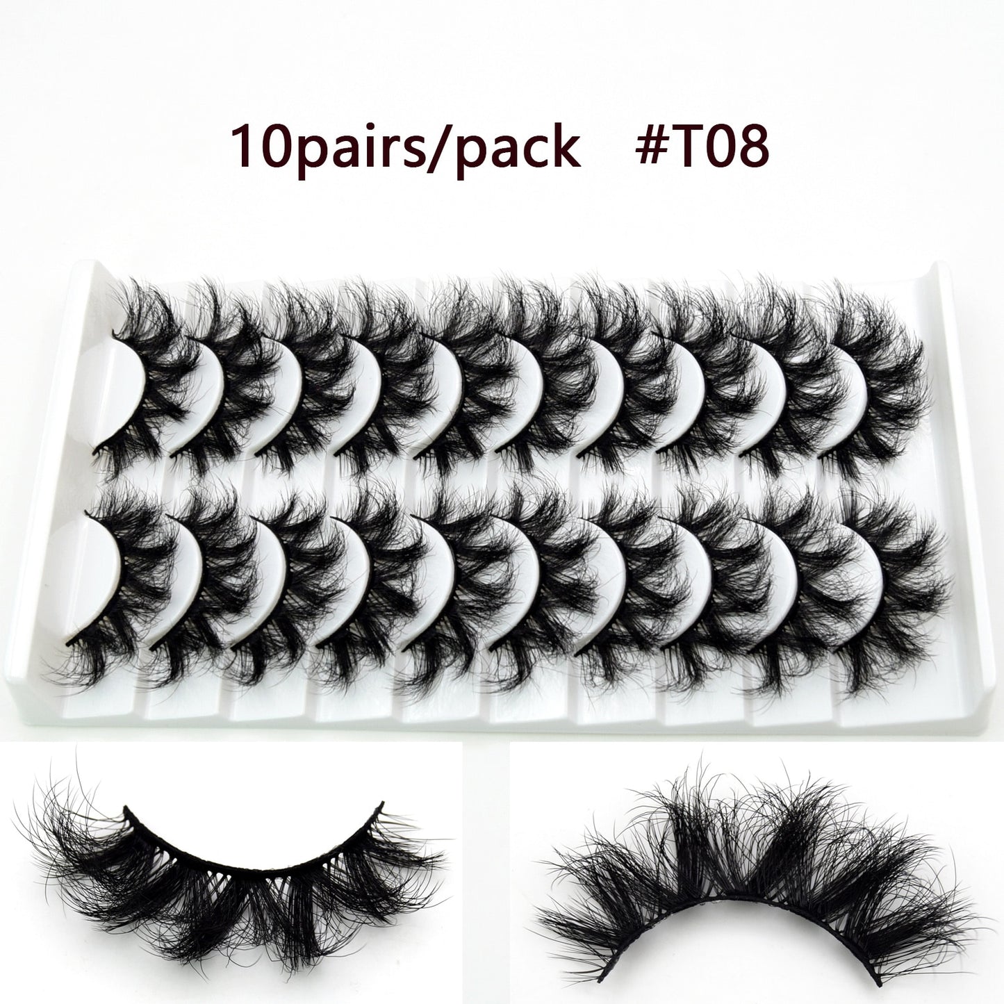 5D Mink Lashes Long Lasting Natural Dramatic Volume