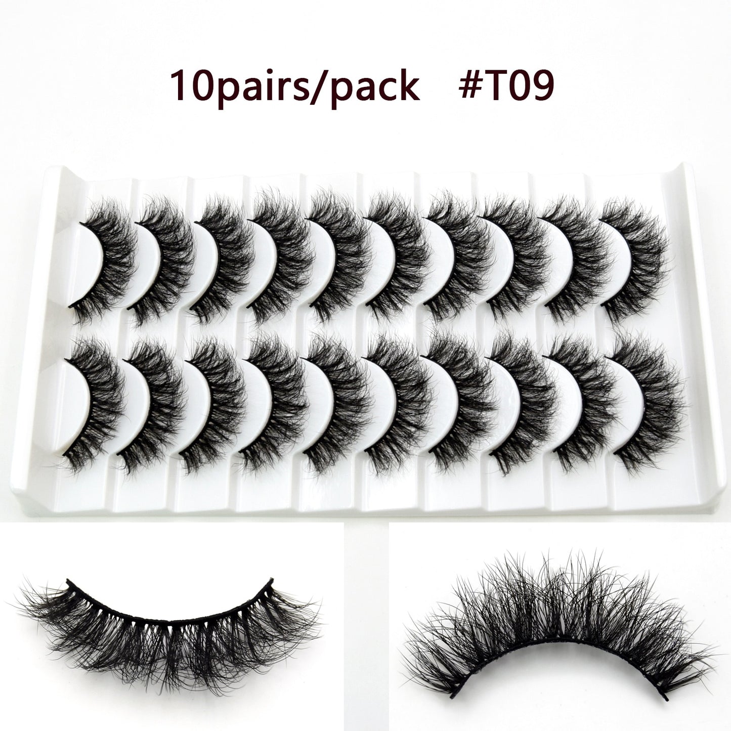 5D Mink Lashes Long Lasting Natural Dramatic Volume