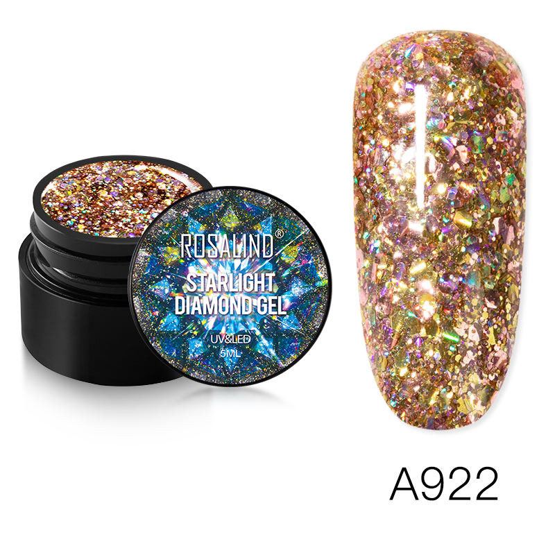 Gel Nail Polish Glitter Paint Hybrid