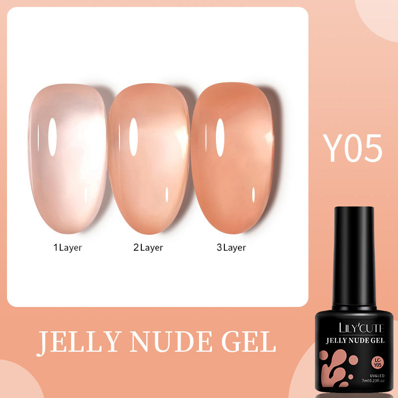 7ML Gel Nail Polish Nude Semi-Permanent Nail Polish For Nails Soak Off UV LED UV Gel DIY Nail Art Gel Varnishes