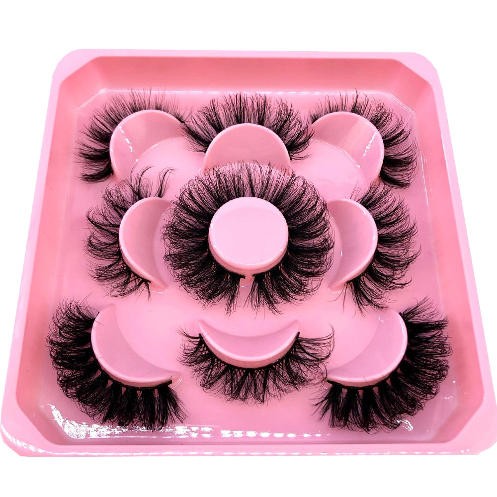 5 Pairs Natural Lashes