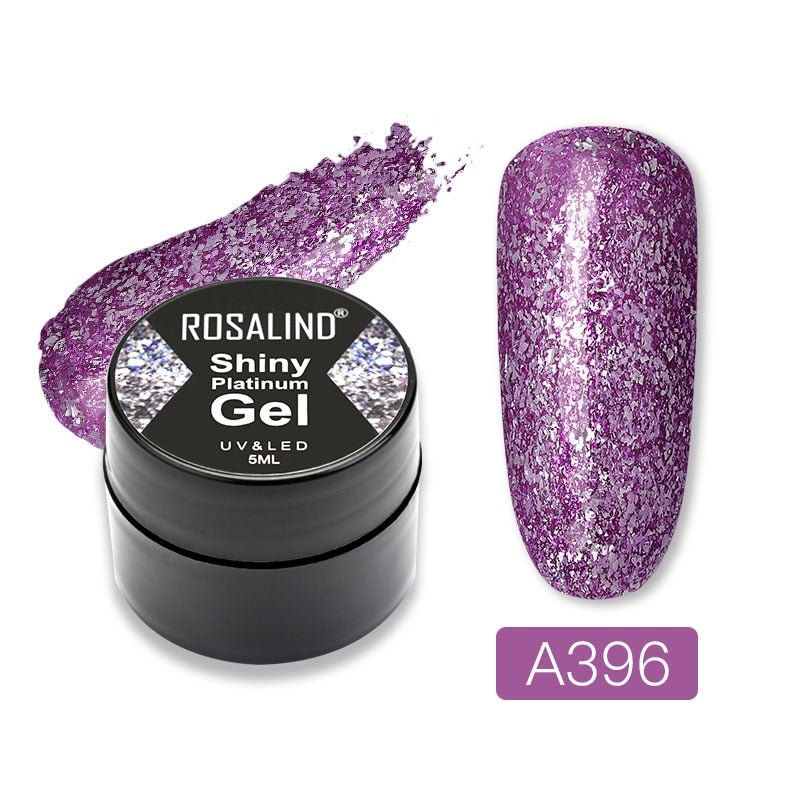 Gel Nail Polish Glitter Paint Hybrid