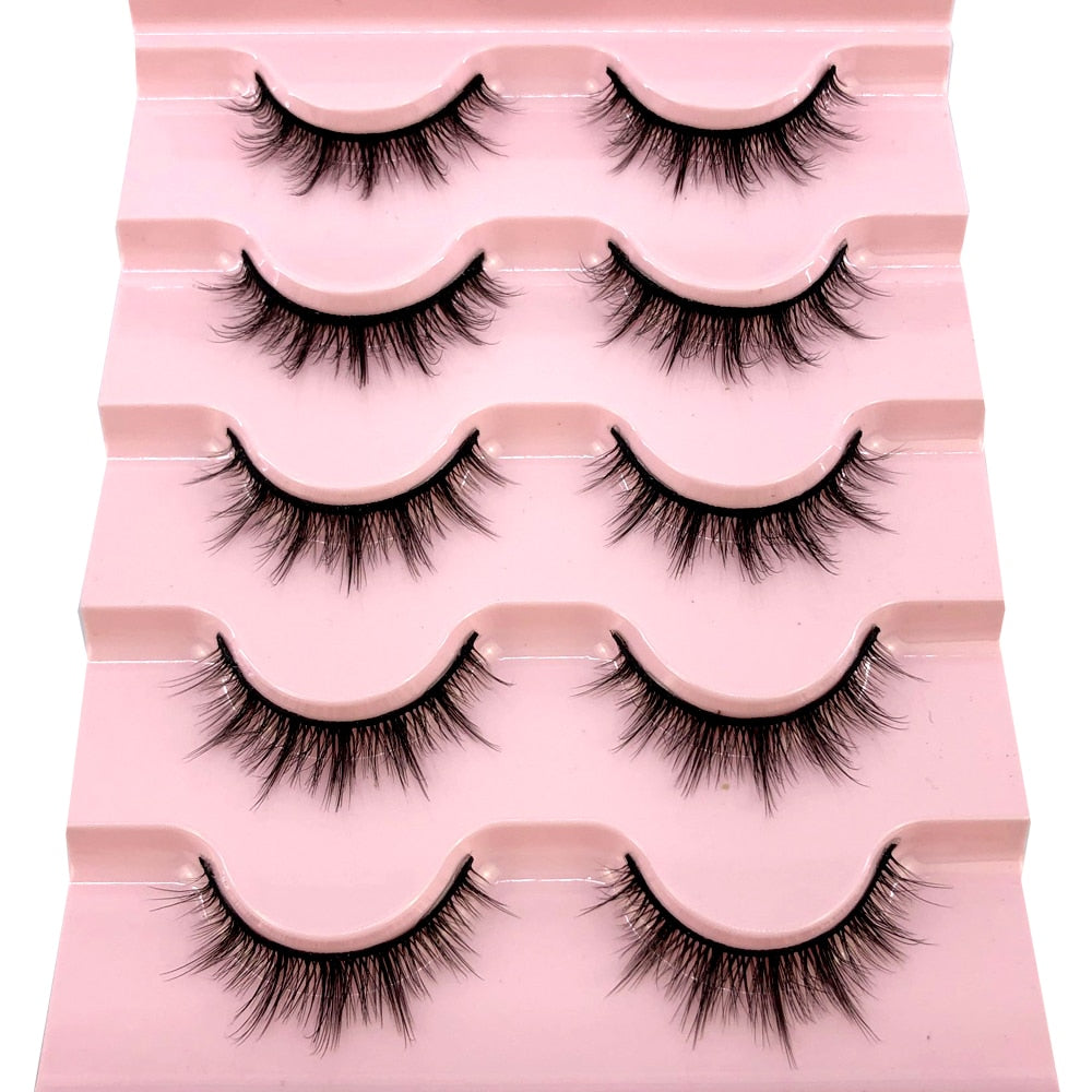5 Pairs Natural Lashes