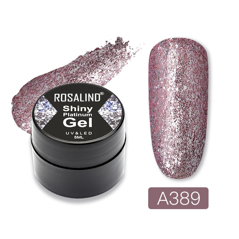 Gel Nail Polish Glitter Paint Hybrid