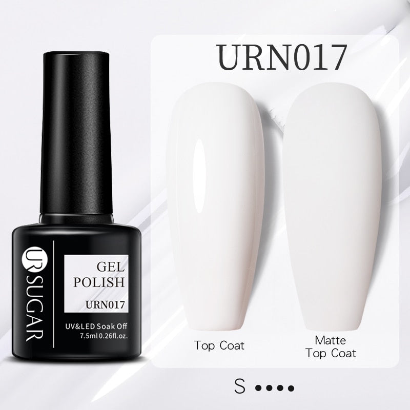 Sparkling Gel Nail Polish Reflective Glitter Semi Permanent Need Base Top Coat 7.5ml