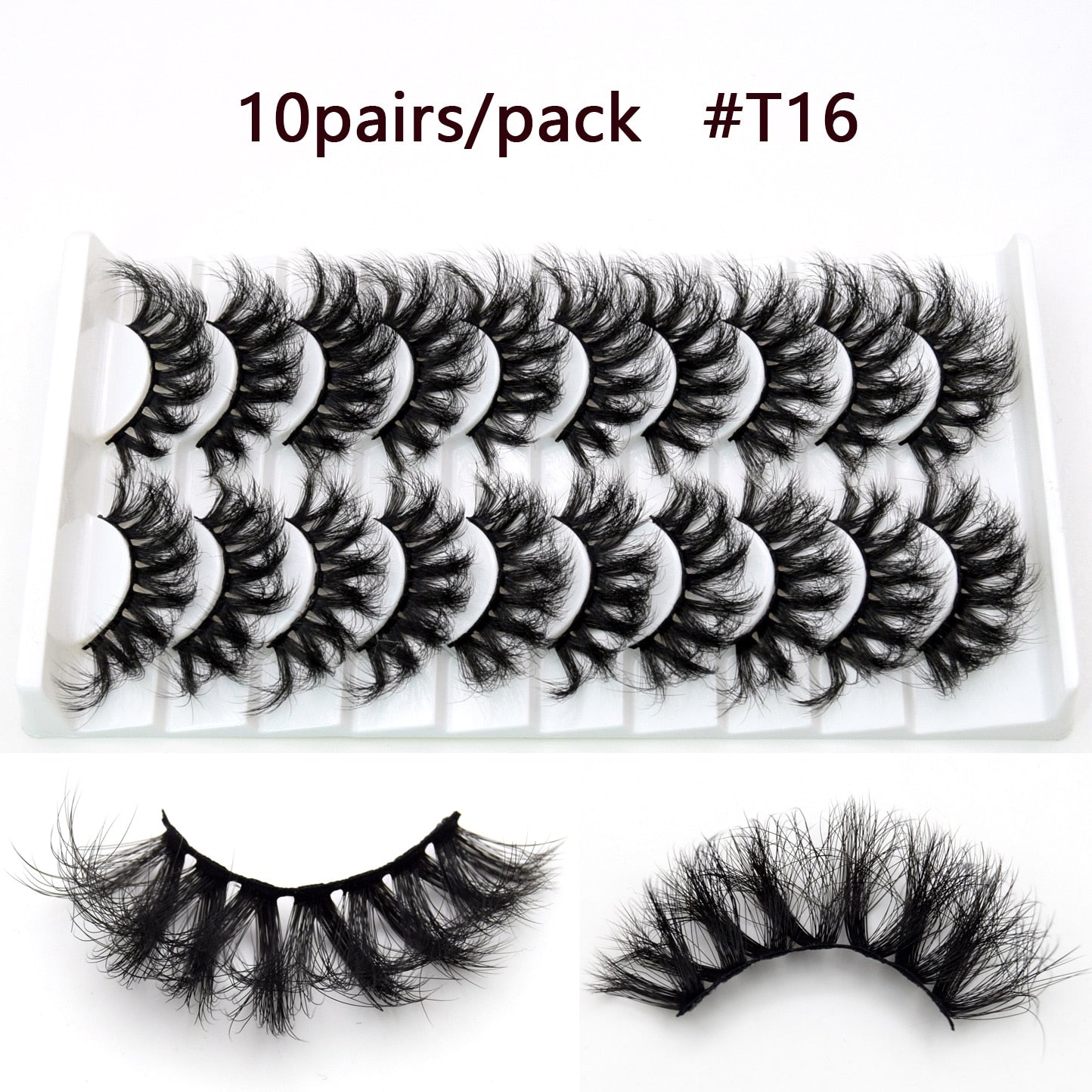 5D Mink Lashes Long Lasting Natural Dramatic Volume