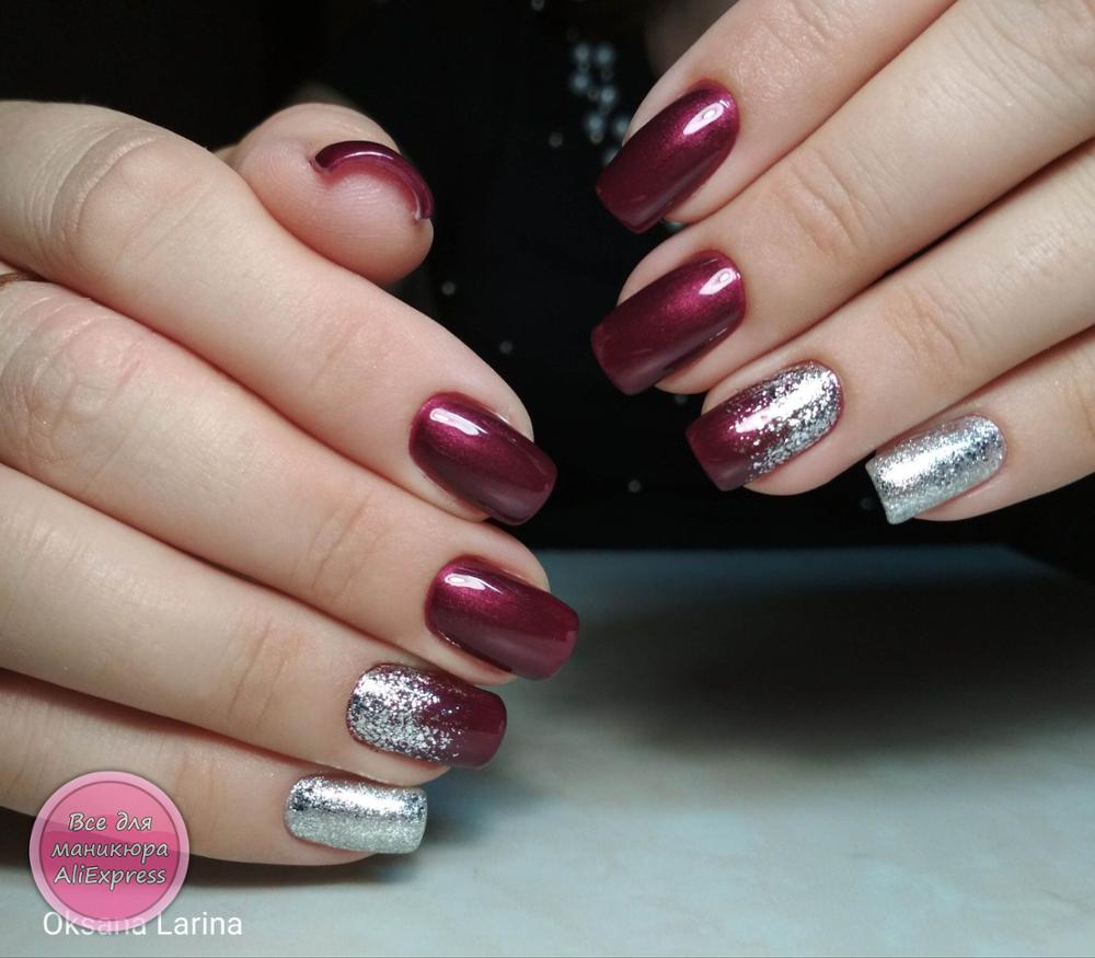 Gel Nail Polish Glitter Paint Hybrid