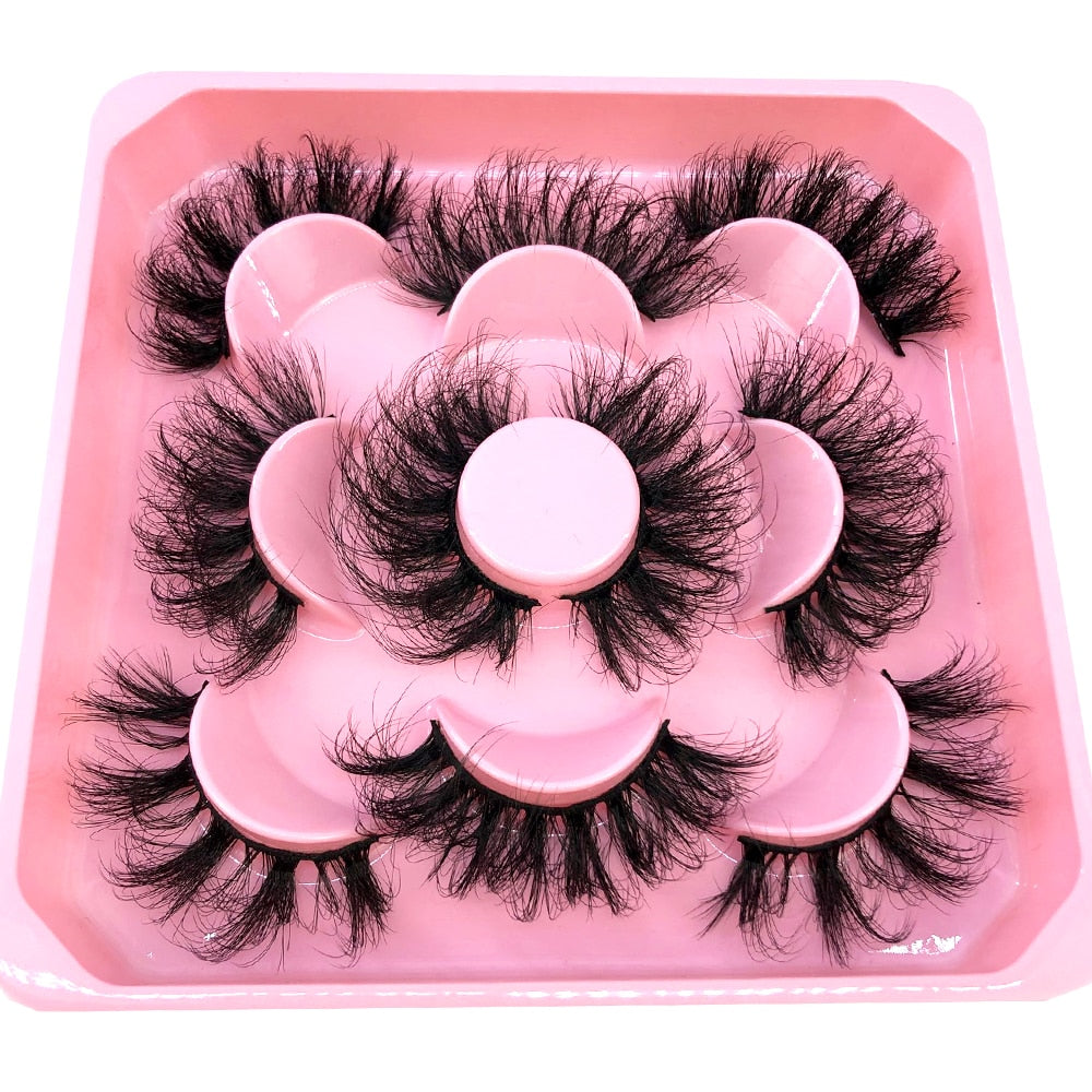 5 Pairs Natural Lashes