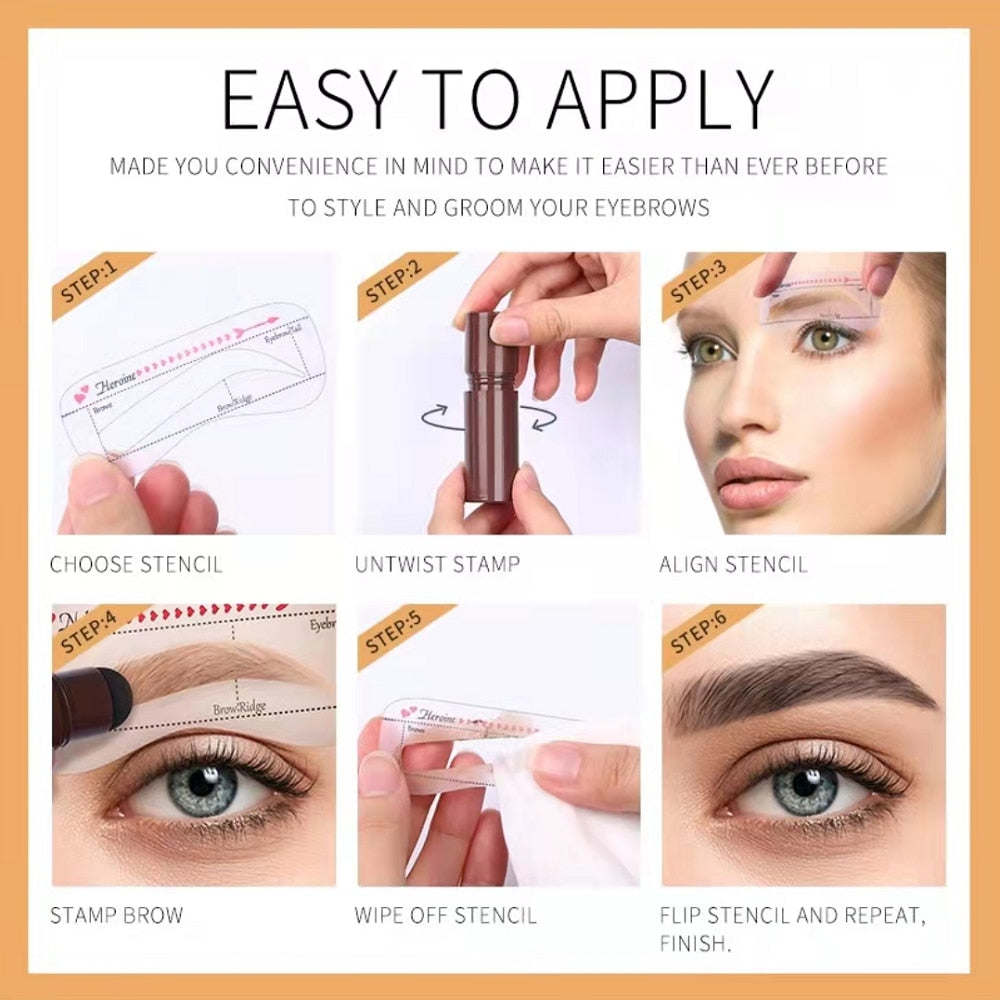 Eyebrow Stamp Shaping Set Enhancer Waterproof