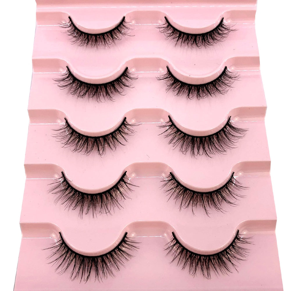 5 Pairs Natural Lashes