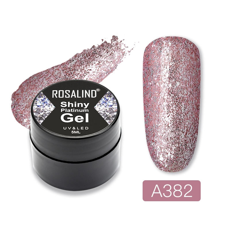Gel Nail Polish Glitter Paint Hybrid