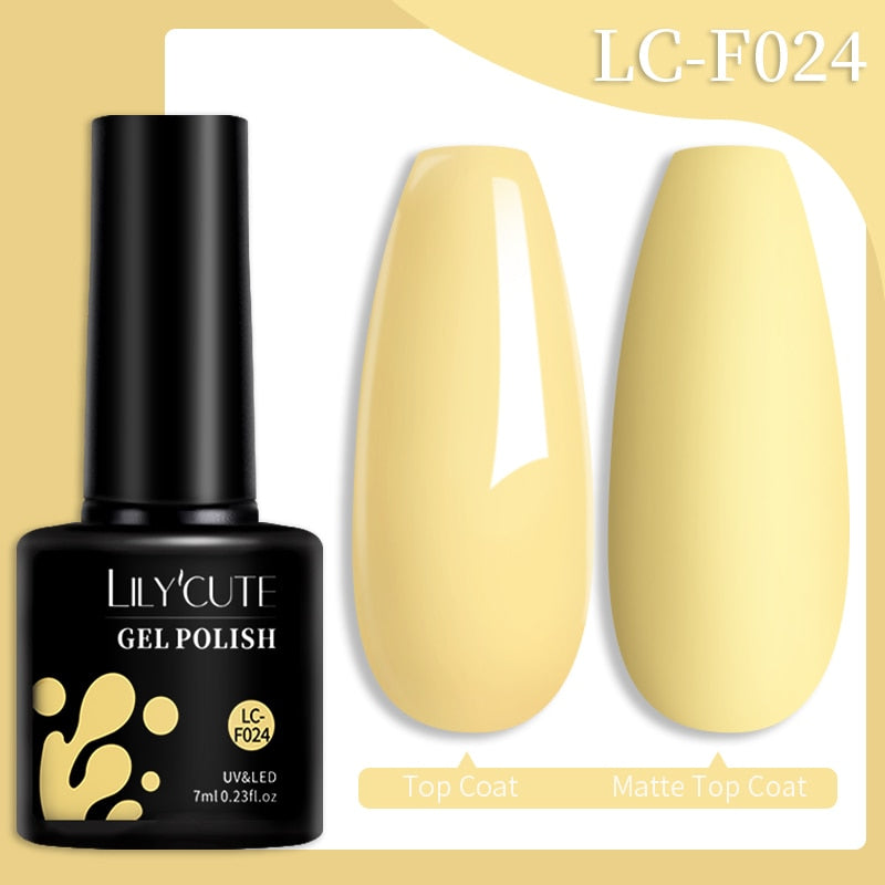 7ML Gel Nail Polish Nude Semi-Permanent Nail Polish For Nails Soak Off UV LED UV Gel DIY Nail Art Gel Varnishes