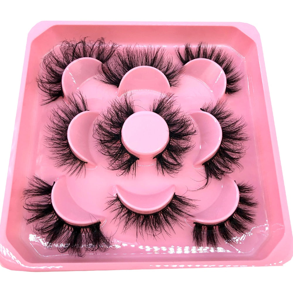 5 Pairs Natural Lashes
