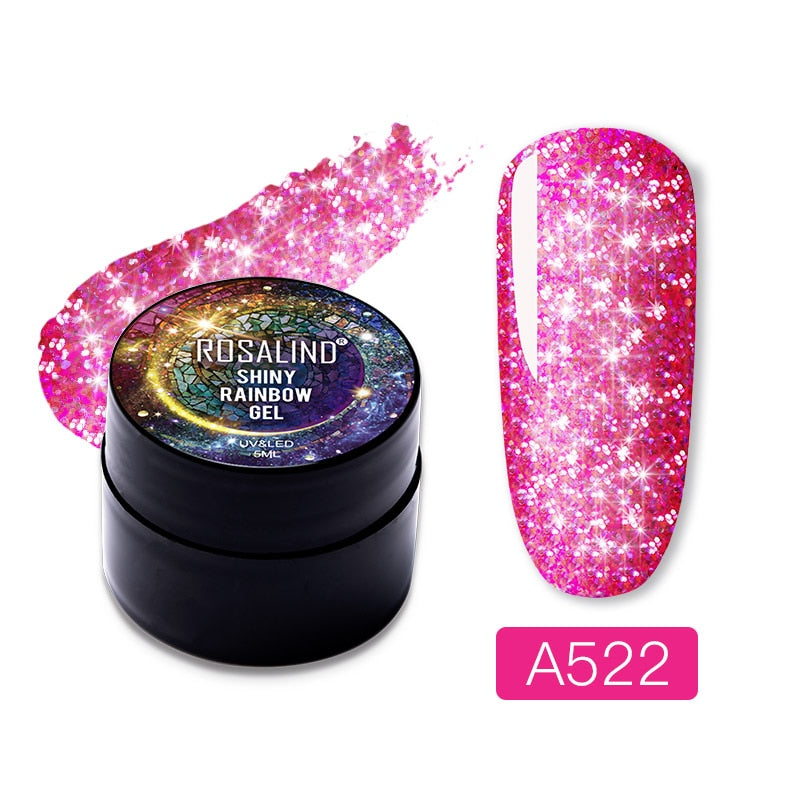Gel Nail Polish Glitter Paint Hybrid