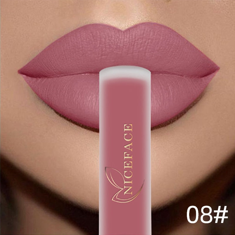 Nude Liquid Lipsticks Waterproof Matte Long Lasting