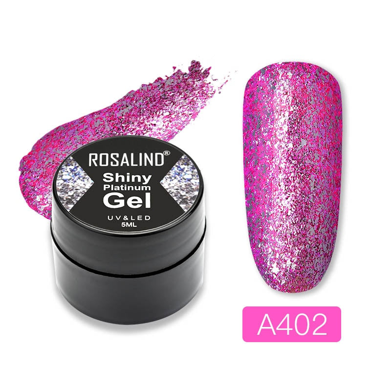 Gel Nail Polish Glitter Paint Hybrid