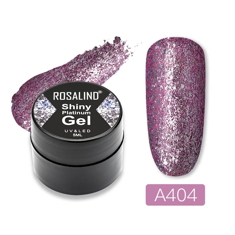 Gel Nail Polish Glitter Paint Hybrid