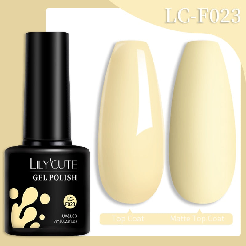 7ML Gel Nail Polish Nude Semi-Permanent Nail Polish For Nails Soak Off UV LED UV Gel DIY Nail Art Gel Varnishes