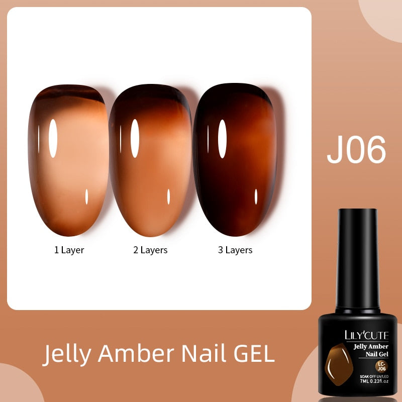 7ML Gel Nail Polish Nude Semi-Permanent Nail Polish For Nails Soak Off UV LED UV Gel DIY Nail Art Gel Varnishes