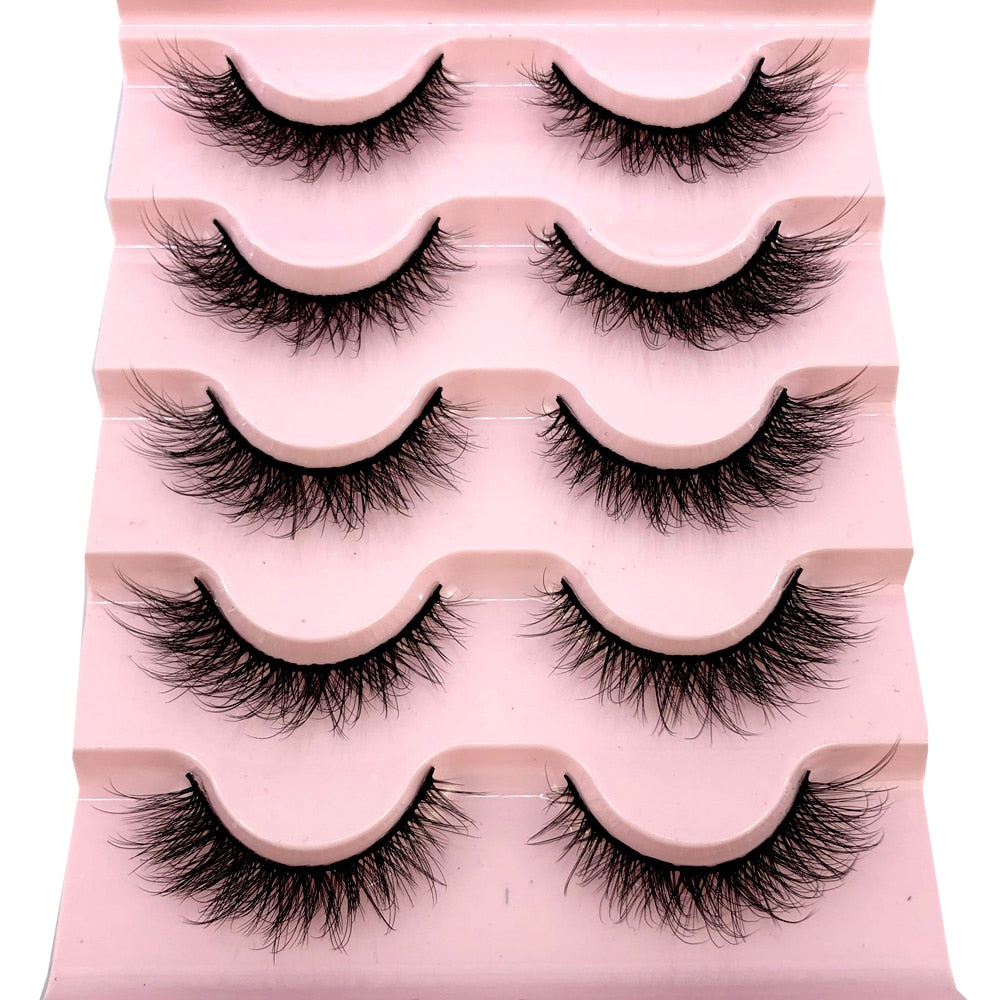 5 Pairs Natural Lashes