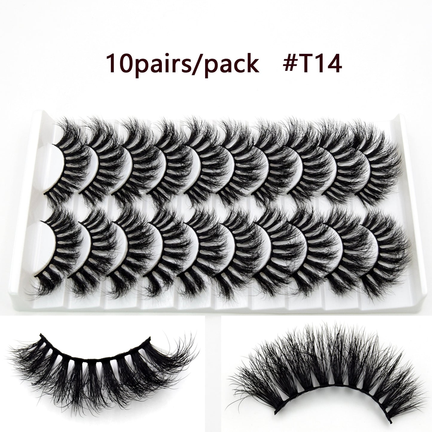 5D Mink Lashes Long Lasting Natural Dramatic Volume