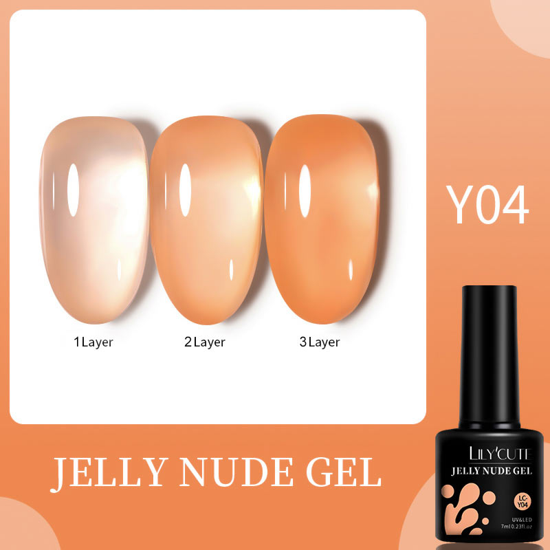 7ML Gel Nail Polish Nude Semi-Permanent Nail Polish For Nails Soak Off UV LED UV Gel DIY Nail Art Gel Varnishes