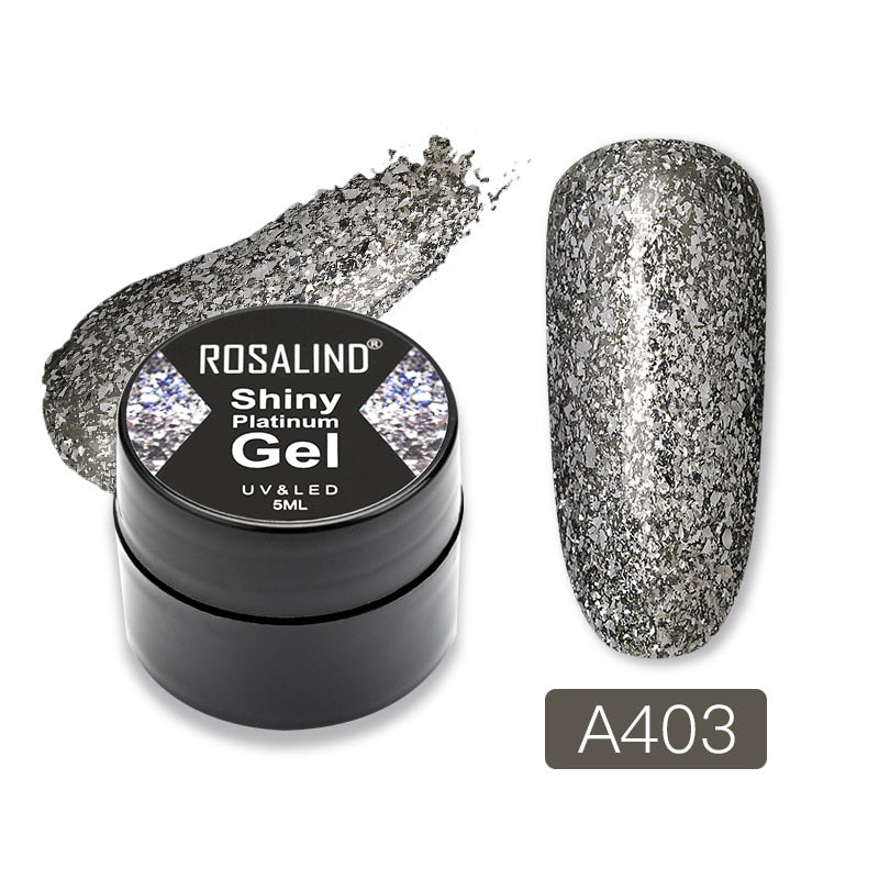 Gel Nail Polish Glitter Paint Hybrid