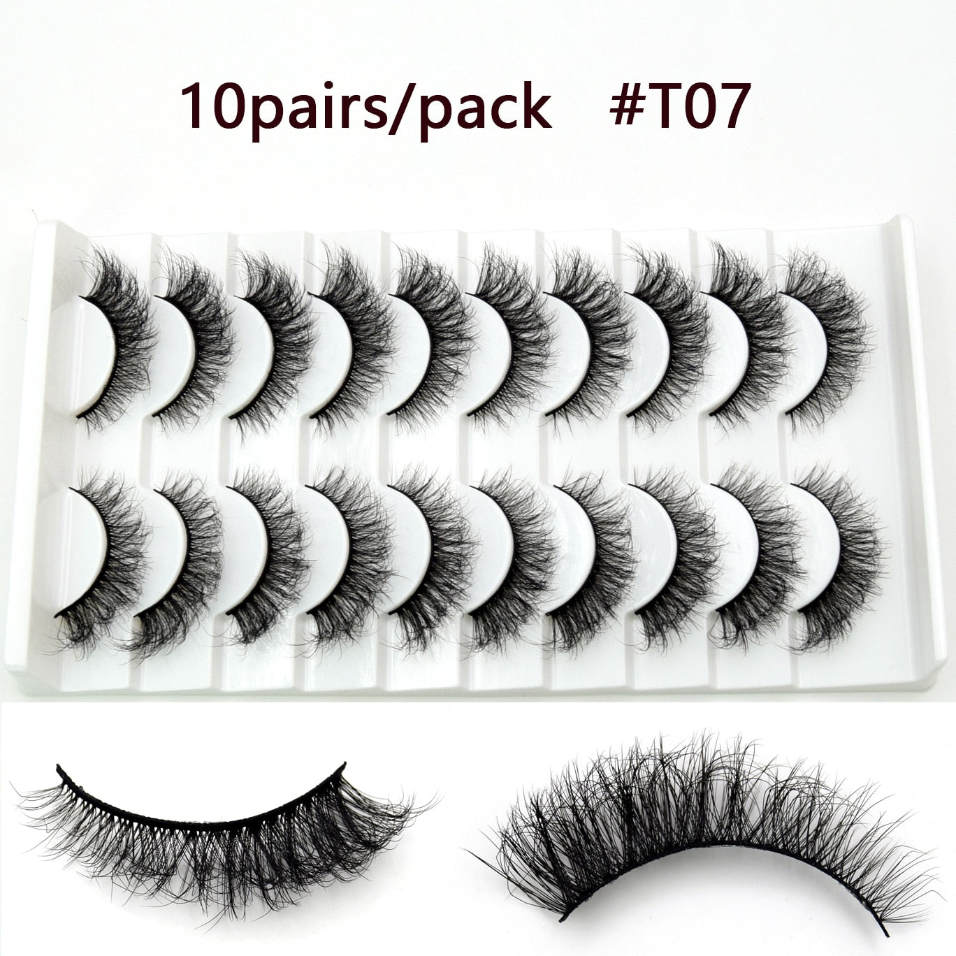 5D Mink Lashes Long Lasting Natural Dramatic Volume