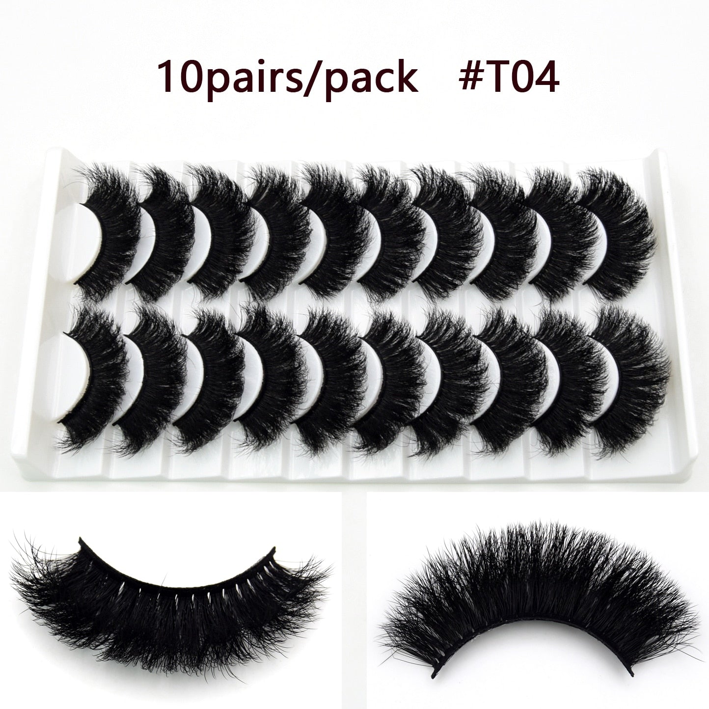 5D Mink Lashes Long Lasting Natural Dramatic Volume