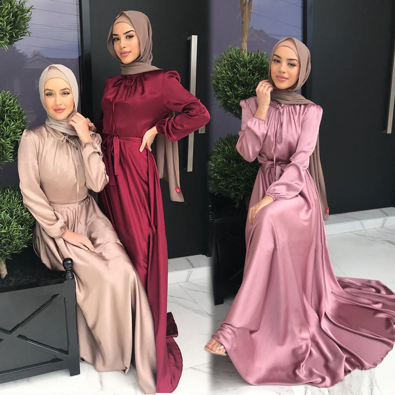 Satin Luxe Hijab Dress