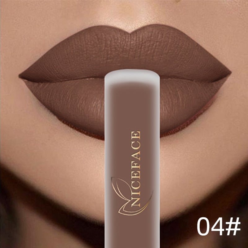 Nude Liquid Lipsticks Waterproof Matte Long Lasting