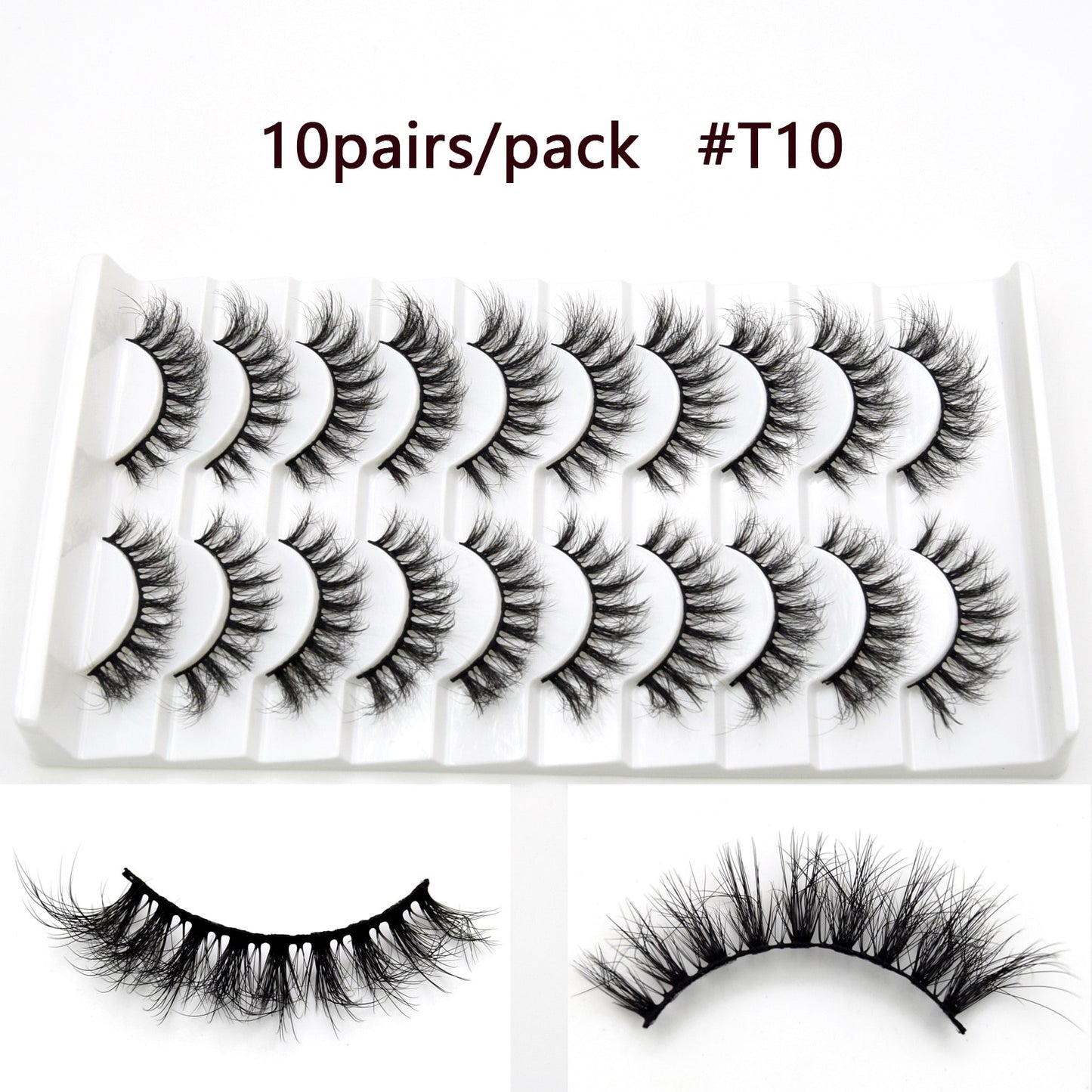 5D Mink Lashes Long Lasting Natural Dramatic Volume