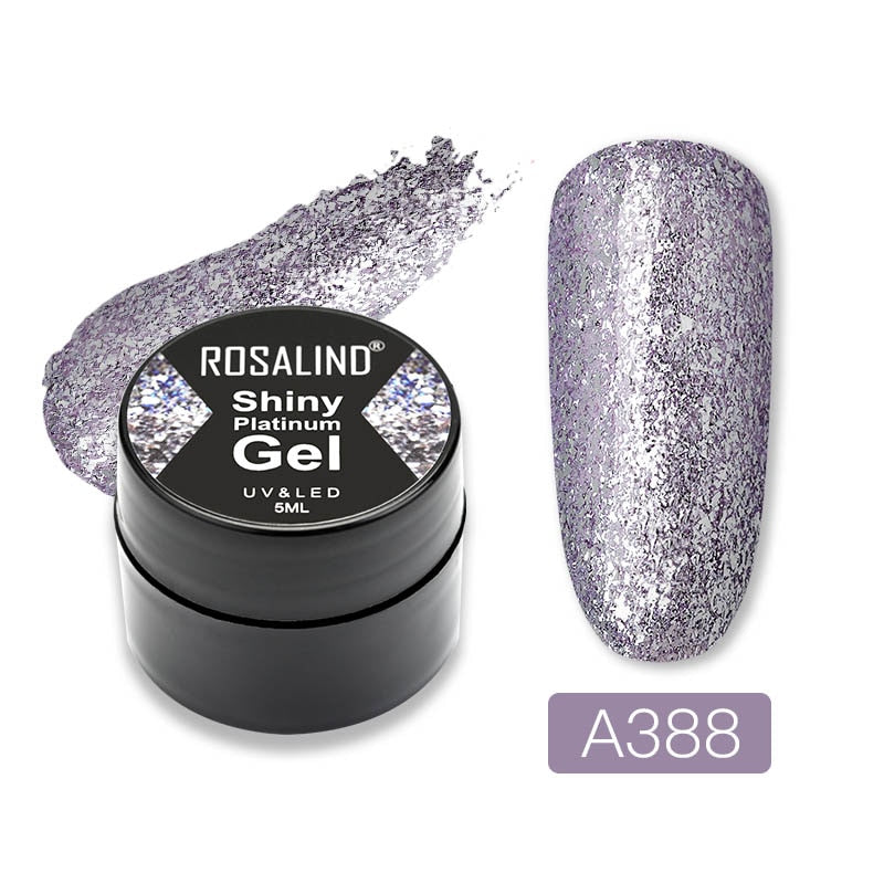 Gel Nail Polish Glitter Paint Hybrid