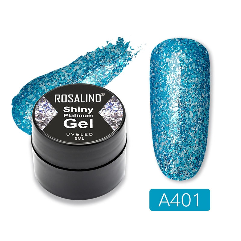 Gel Nail Polish Glitter Paint Hybrid