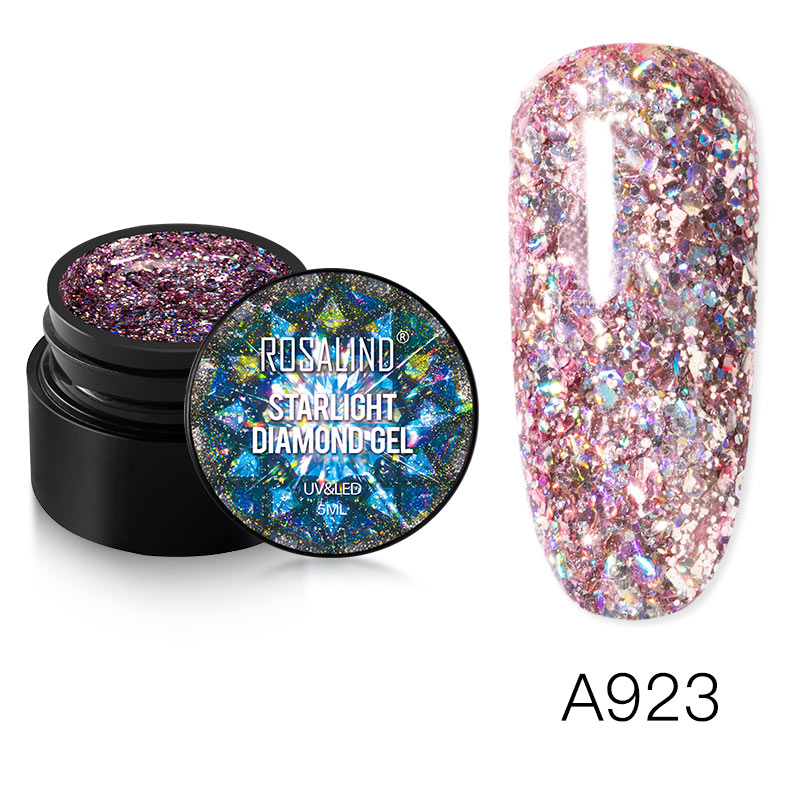 Gel Nail Polish Glitter Paint Hybrid